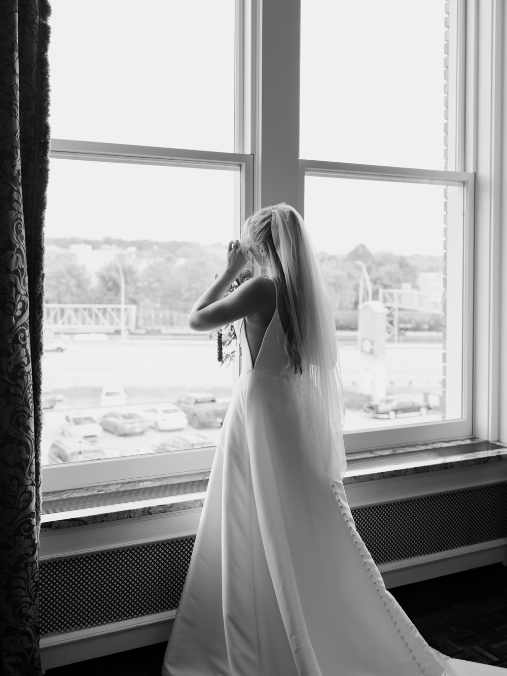 White Bridal Wedding Gown - Elegant Bridal Look